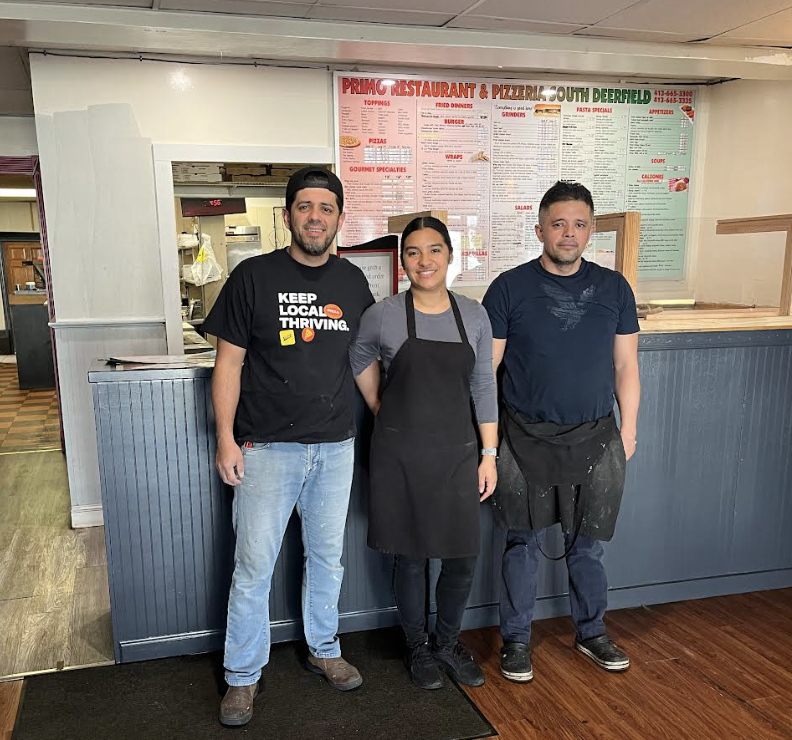 Oscar, Claudia and Alfredo Rodas, the new owners of Primo's. 